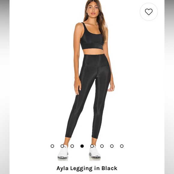 NWOT BEACH RIOT Ayla Legging in Black - Picture 1 of 4